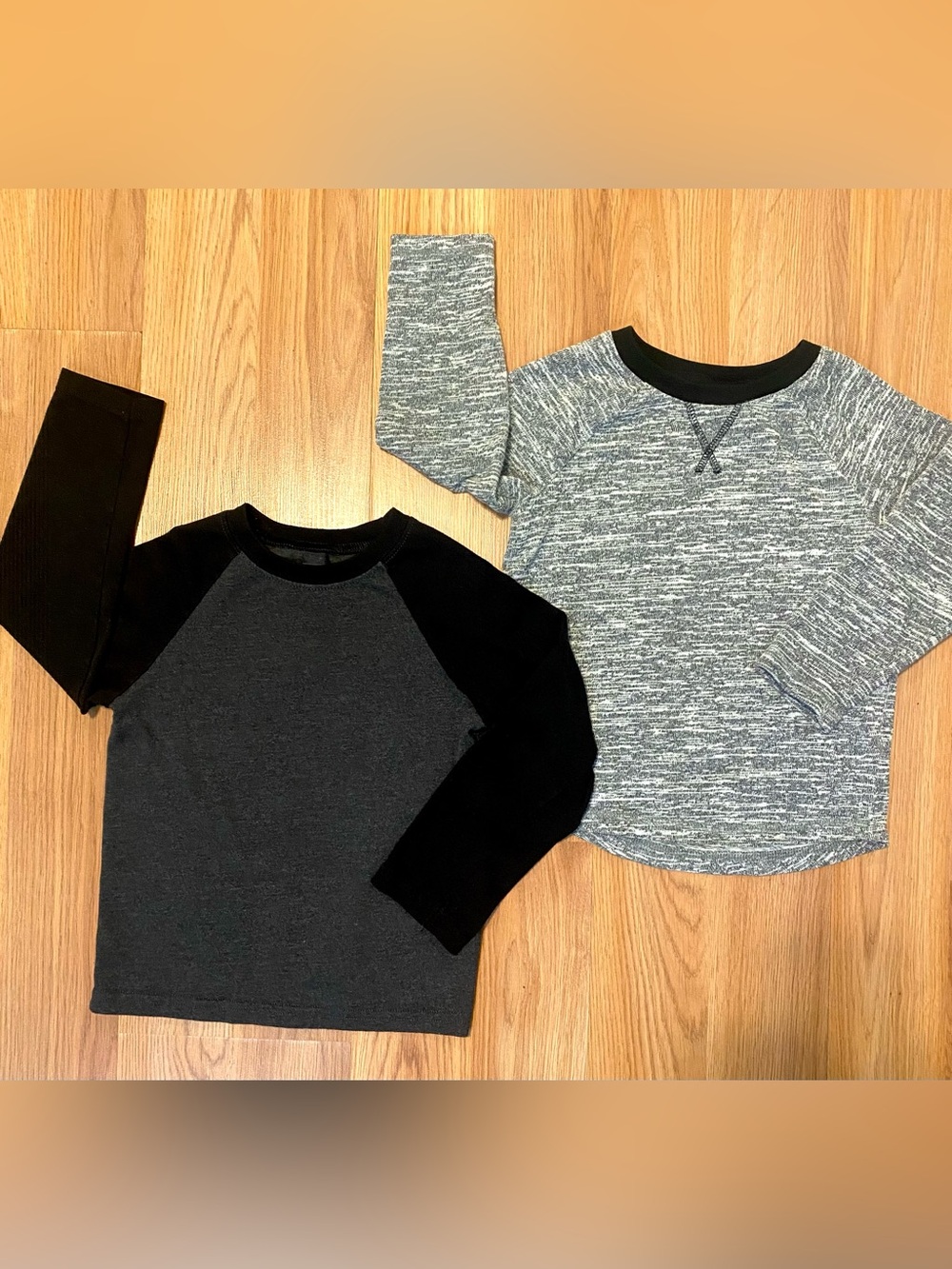 🖤🩶 5T BOYS LONG SLEEVE SHIRTS BUNDLE OF 5! WARM WINTER SHIRTS THERMAL SOFT - Picture 3 of 12